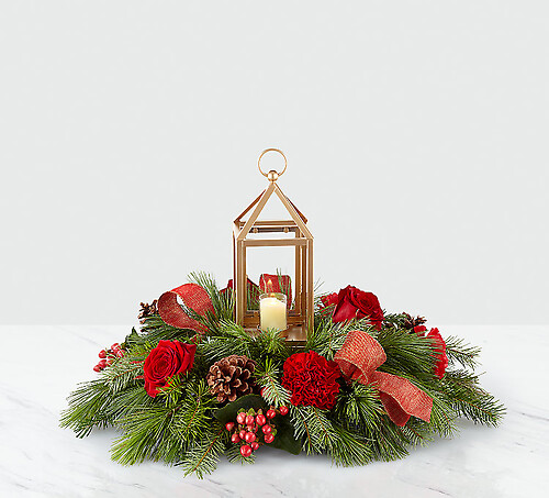 I'll Be Home for Christmas™ Lantern Centerpiece